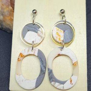 Polymer clay earrings